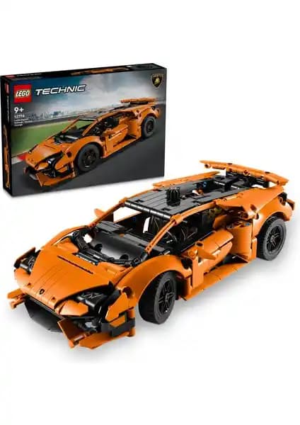 LEGO Technic Lamborghini Huracán Tecnica Turuncu 42196 Yaratıcı ve Detaylı Yapım Seti