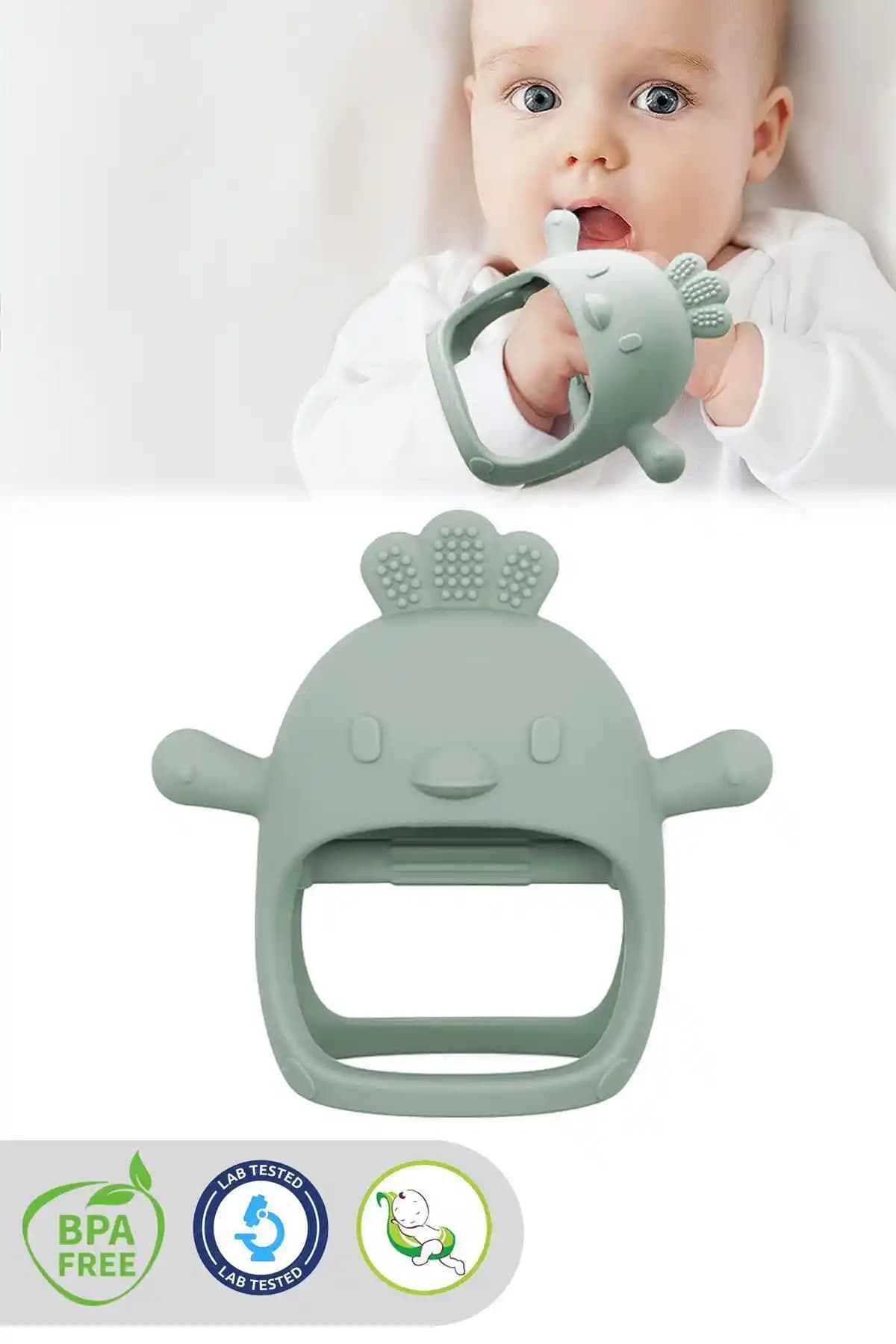 Meleni Baby Silikon Bebek Diş Kaşıyıcı: Güvenli ve Ergonomik Çözüm