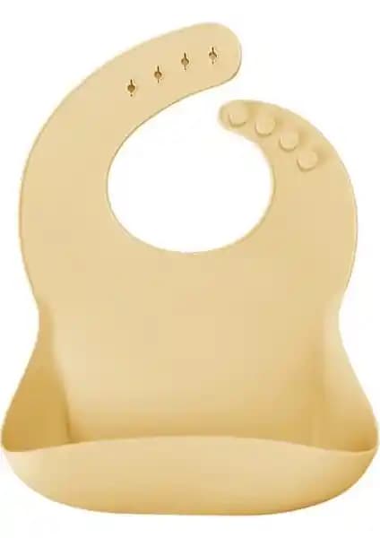 OiOi BASICS Önlük Mellow Yellow Bebekler İçin Güvenli ve Pratik Beslenme Aksesuarı