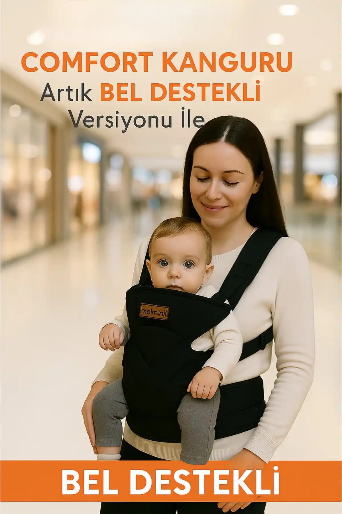 Rahat Bel Destekli Ana Kucağı ve Bebek Taşıma Sistemleri: Güvenli ve Konforlu Kullanım