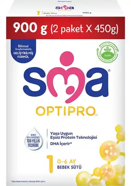 SMA Optipro 1 Probiyotik Bebek Sütü: 0-6 Ay Bebekler İçin Güvenilir ve Bilimsel Formül