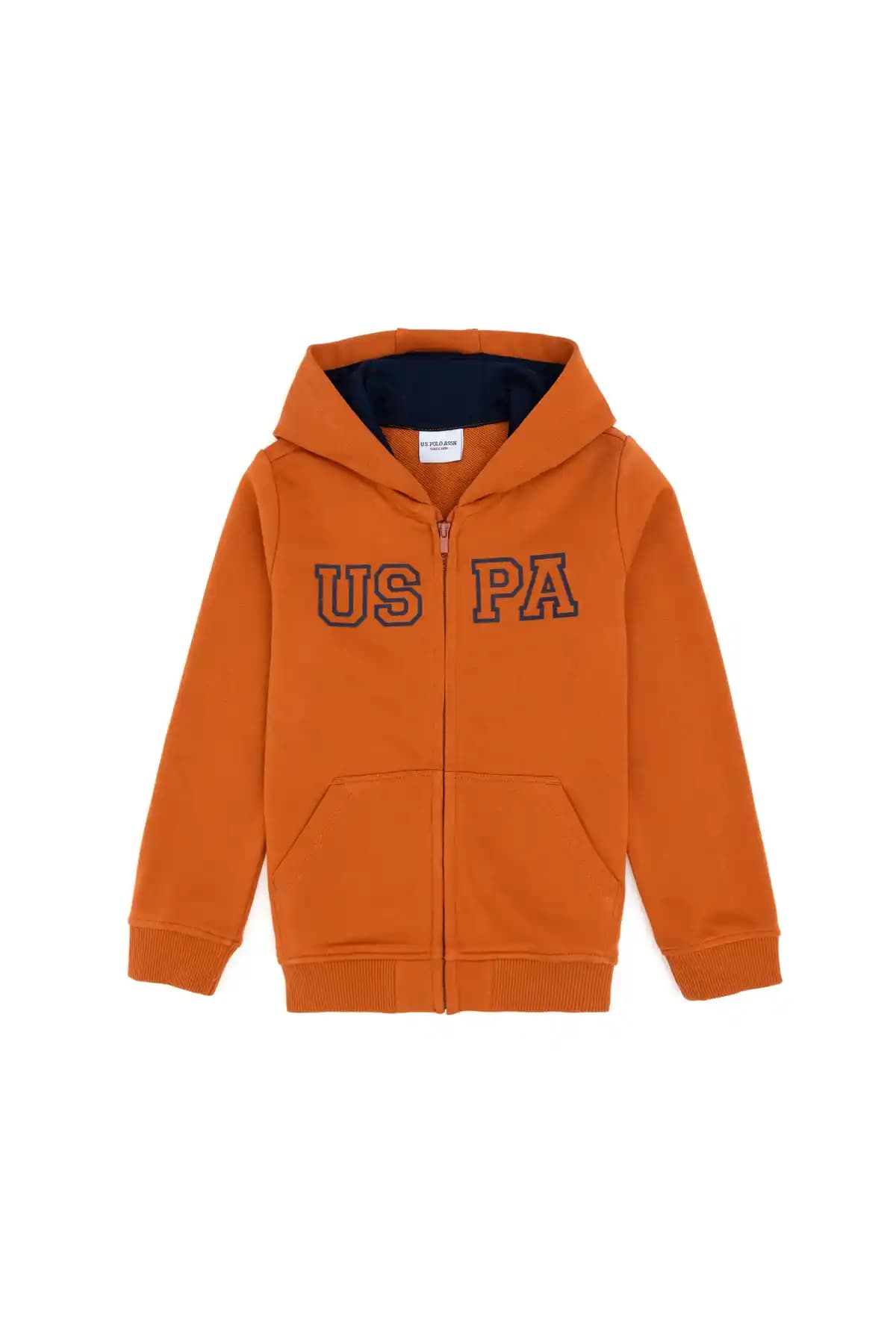 U.S. Polo Assn. Erkek Çocuk Fermuarlı Kapüşonlu Tarçın Sweatshirt Detaylı İnceleme