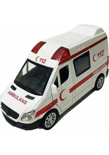 Vardem Metal Ambulans Oyuncağı: Sesli ve Işıklı Özellikleriyle Çocuklar İçin Eğlenceli
